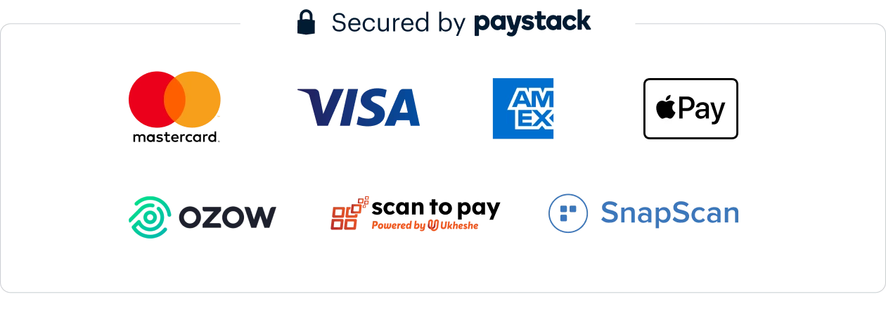 PayFast payment methods